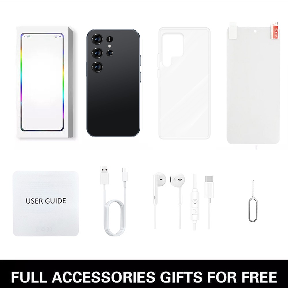 S25 Mini Unlocked Cell Phone 5G Smartphone 32GB Android 13 Dual SIM Cheap Mobile