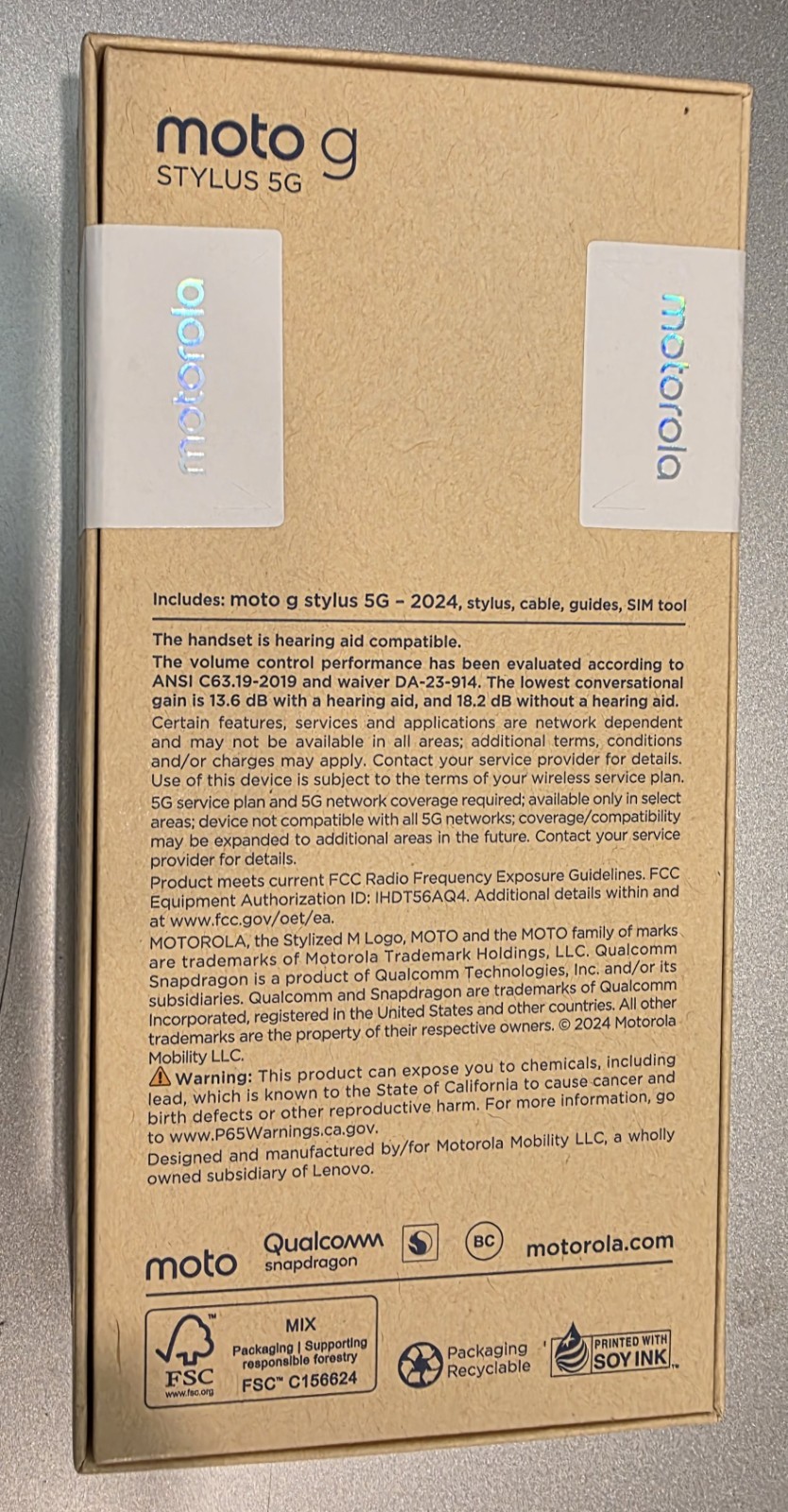 NEW SEALED Motorola Moto G Stylus 5G (2024) 128GB Caramel XT2419-1 (Unlocked)📦✨