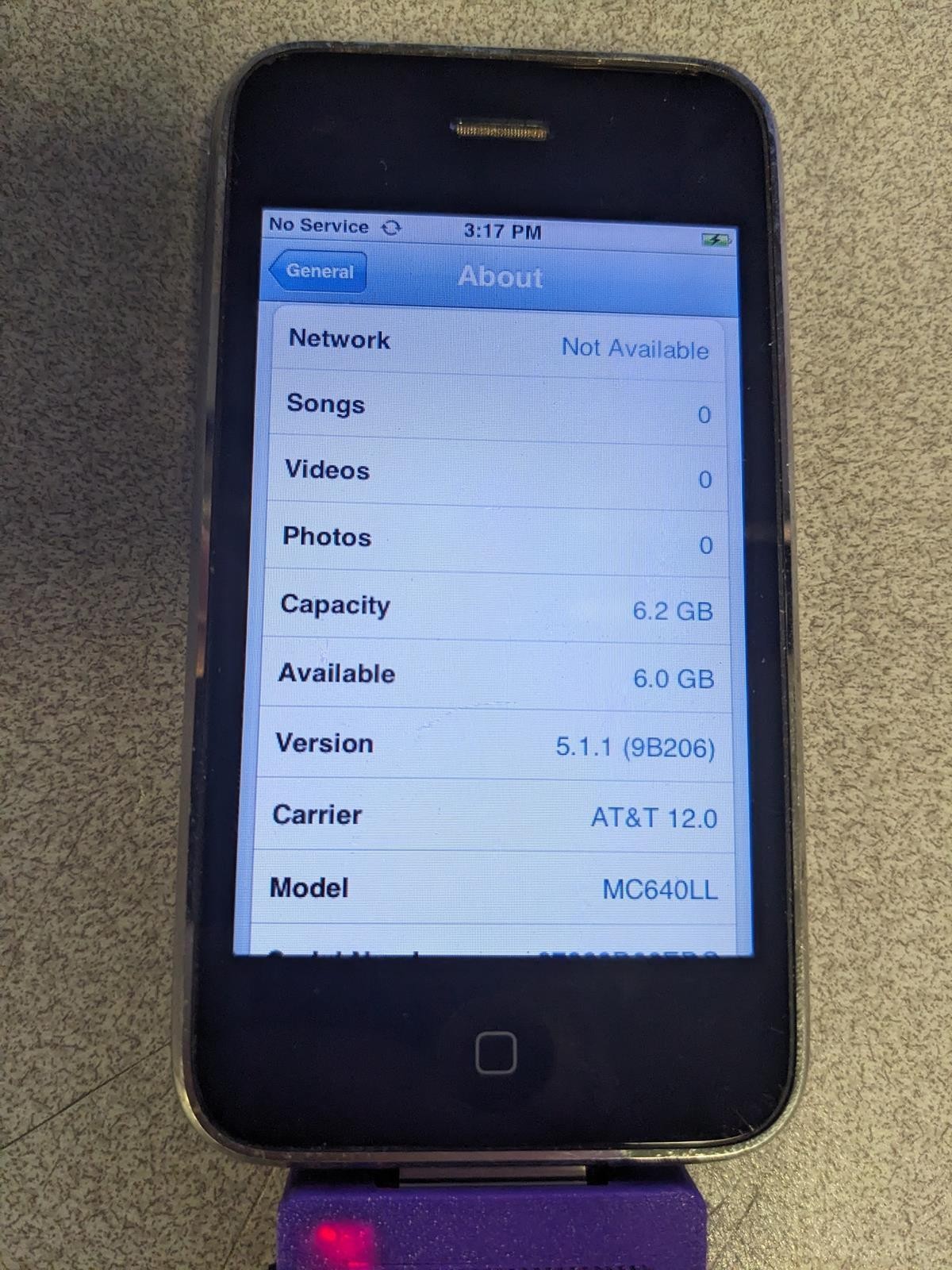 APPLE IPHONE 3GS (A1303/BLACK) – 8GB – AT&T