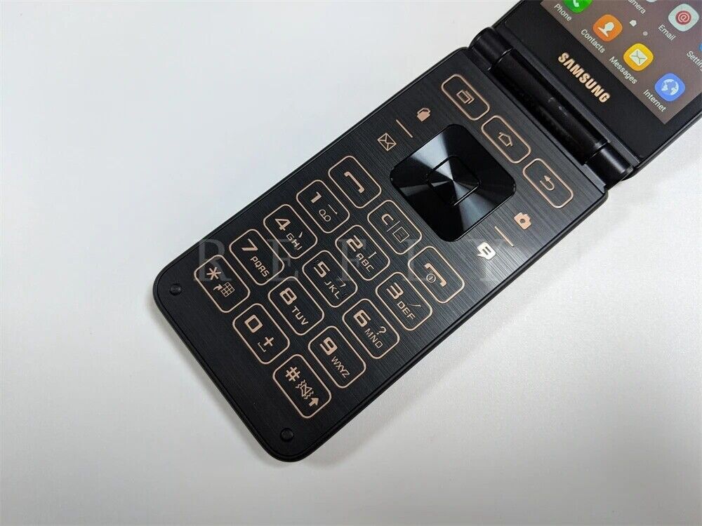 Samsung Galaxy Folder 2 G1650 16GB Unlocked Dual SIM 4G LTE Flip Phone OPEN BOX