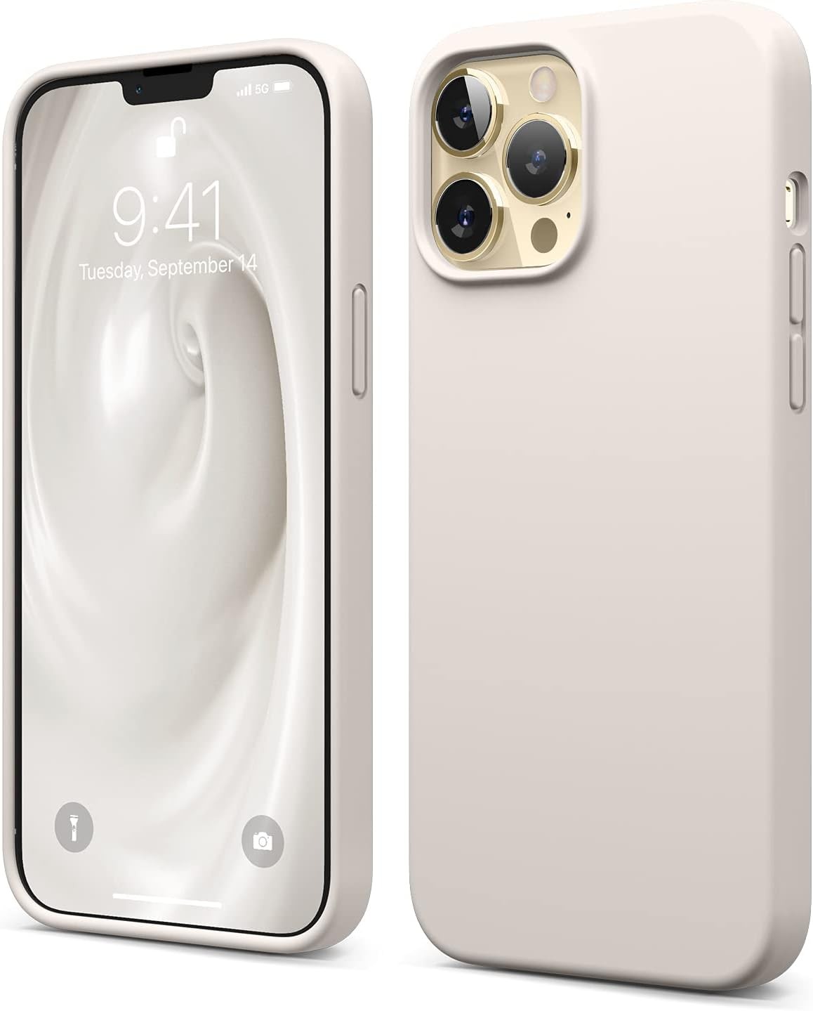 Liquid Silicone Case for iPhone 13 Pro Max, Full Body Shockproof Camera Cover