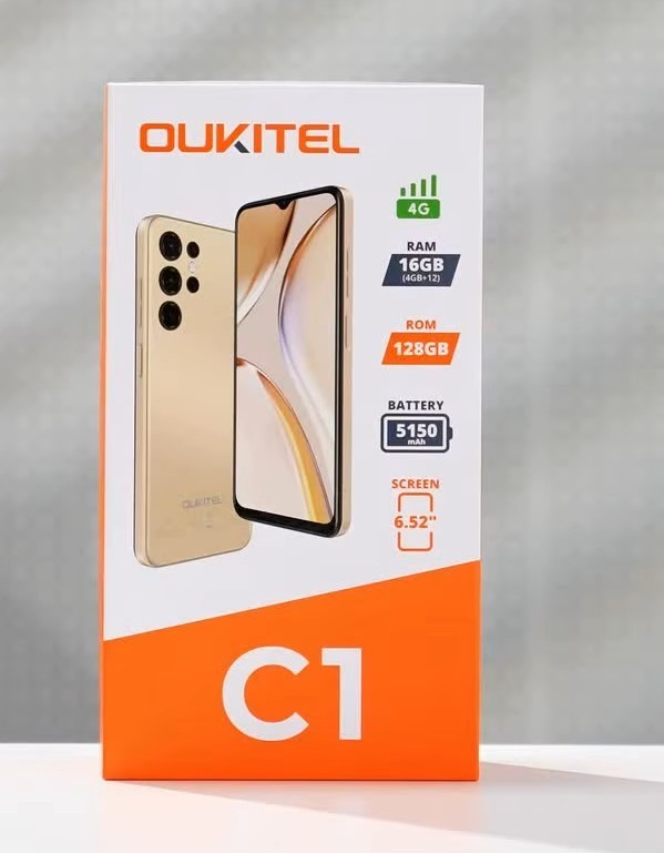 New OUKITEL C1 |Unlocked 6.52”HD+Display Android 15 Global Version Cell Phone GD