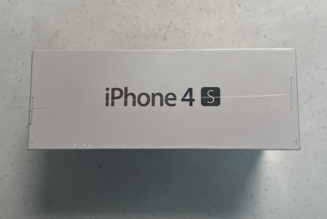 Apple iPhone 4S 8GB Black A1387 MF259LL/A Factory Sealed New Original Shrinkwrap
