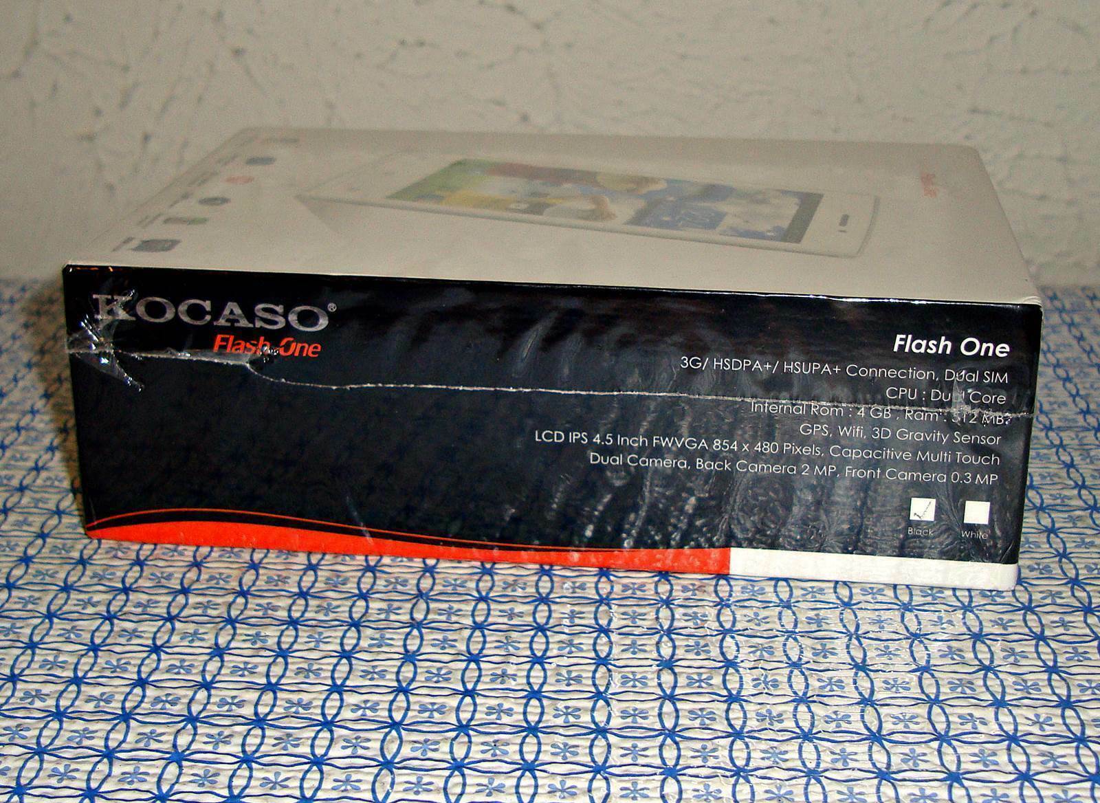 【NEW】KOCASO FLASH ONE 3G SMARTPHONE, ANDROID OS, 4.5″ LCD,DUAL CORE,DUAL SIM,GPS