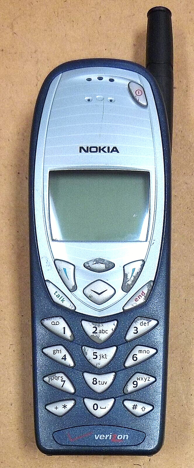 Nokia 3285 – Blue and Silver ( Verizon ) Rare Cellular Candybar Phone / BMS-2S