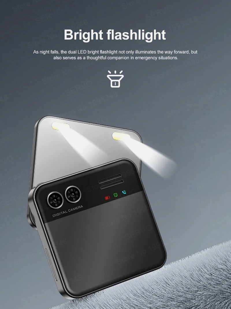 Unlocked Mini Rotating Sliding Mobile Cell Phones GSM Speed Dail Dual SIM Phone