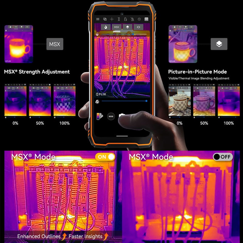 Blackview XPLORE 1 PRO 5G 4G AI Rugged Phone Android 15 Thermal Imaging Global