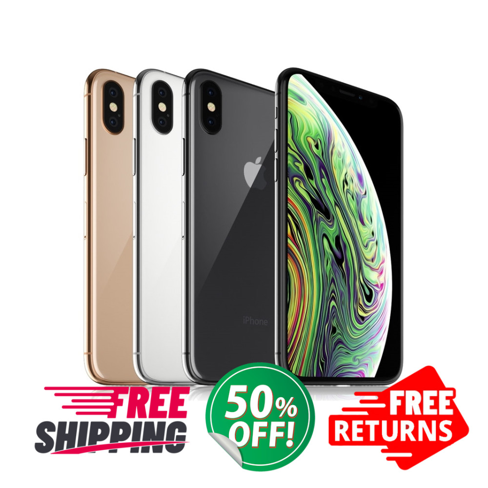 Apple iPhone XS 256GB/64GB Unlocked – Verizon – Space Gray/Silver/Gold