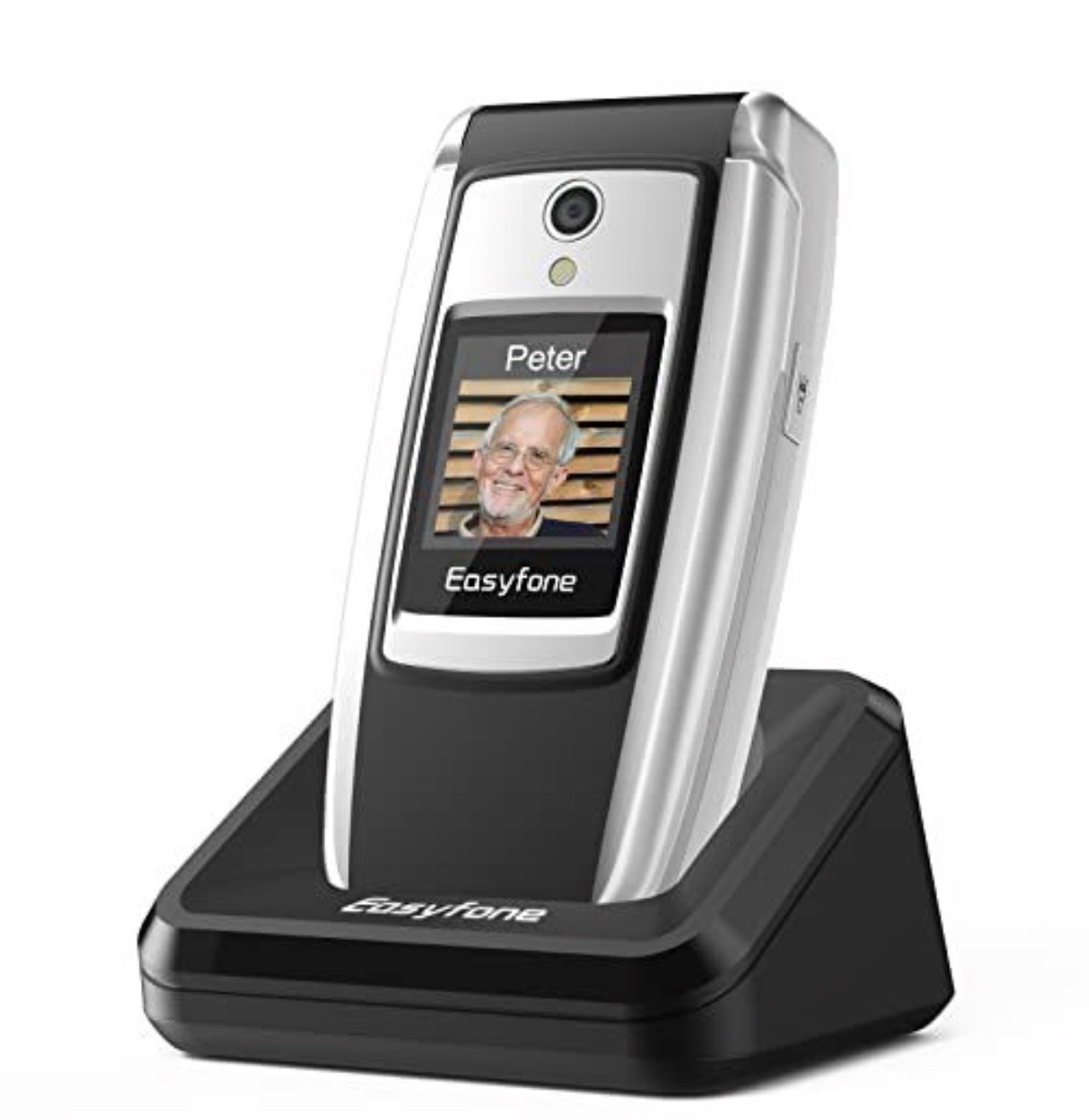 Easyfone T300 4G Easy-to-Use Flip Cell Phone, Big Buttons