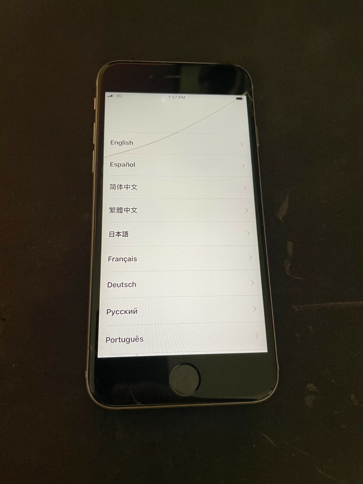 Apple iPhone 6s 32GB Space Gray (SCREEN CRACKED)(Unlocked) A1633 (CDMA + GSM)