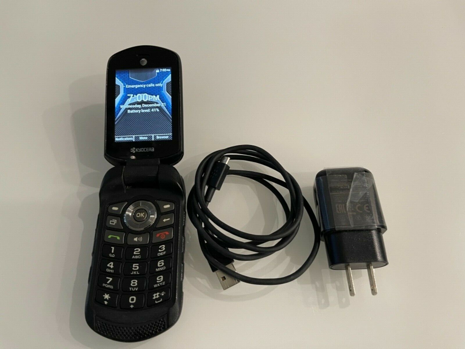 Kyocera Duraxe E4710 – 8GB – Black Unlocked Smartphone-Grade C