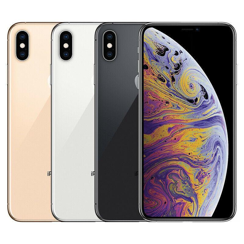 Apple iPhone XS Max 64GB 256GB A1921 Unlocked Apple iPhone XS Max Excellent