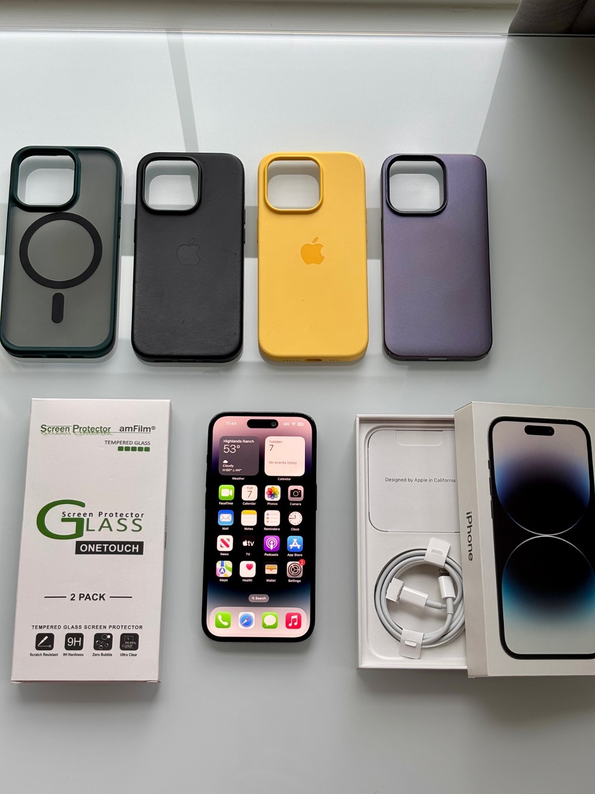 Unlocked Apple iPhone 14 Pro 256 GB Space Black A2650 | MQ0N3LL/A | Camera Issue