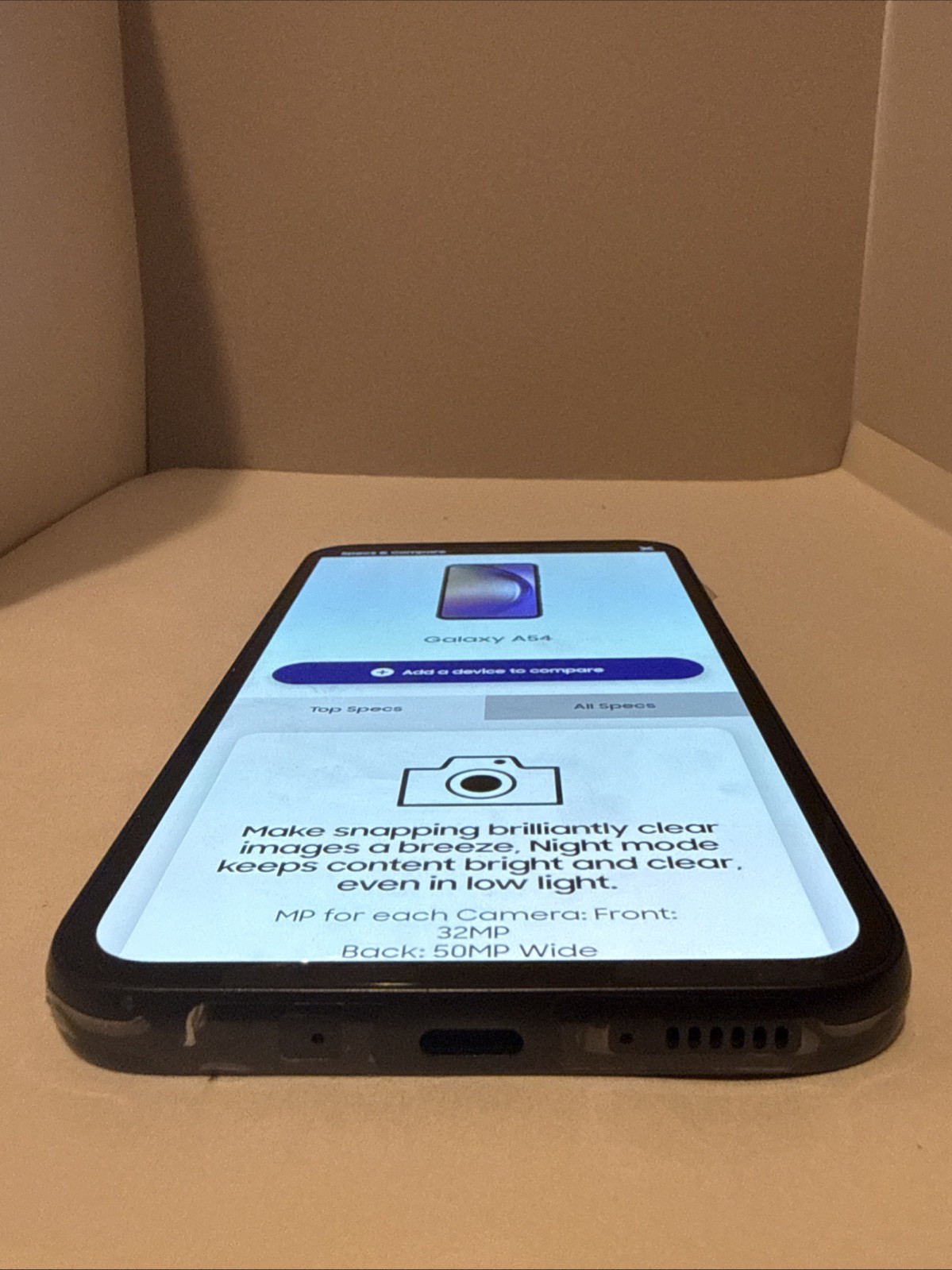 Samsung A54 5G – DEMO UNIT (READ DESCRIPTION)