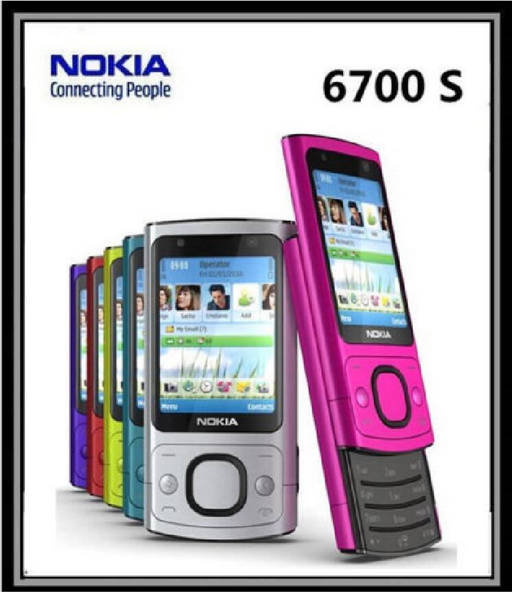 NOKIA 6700s Camera 5.0MP Bluetooth Java 3G Original GSM Unlocked slide Phone