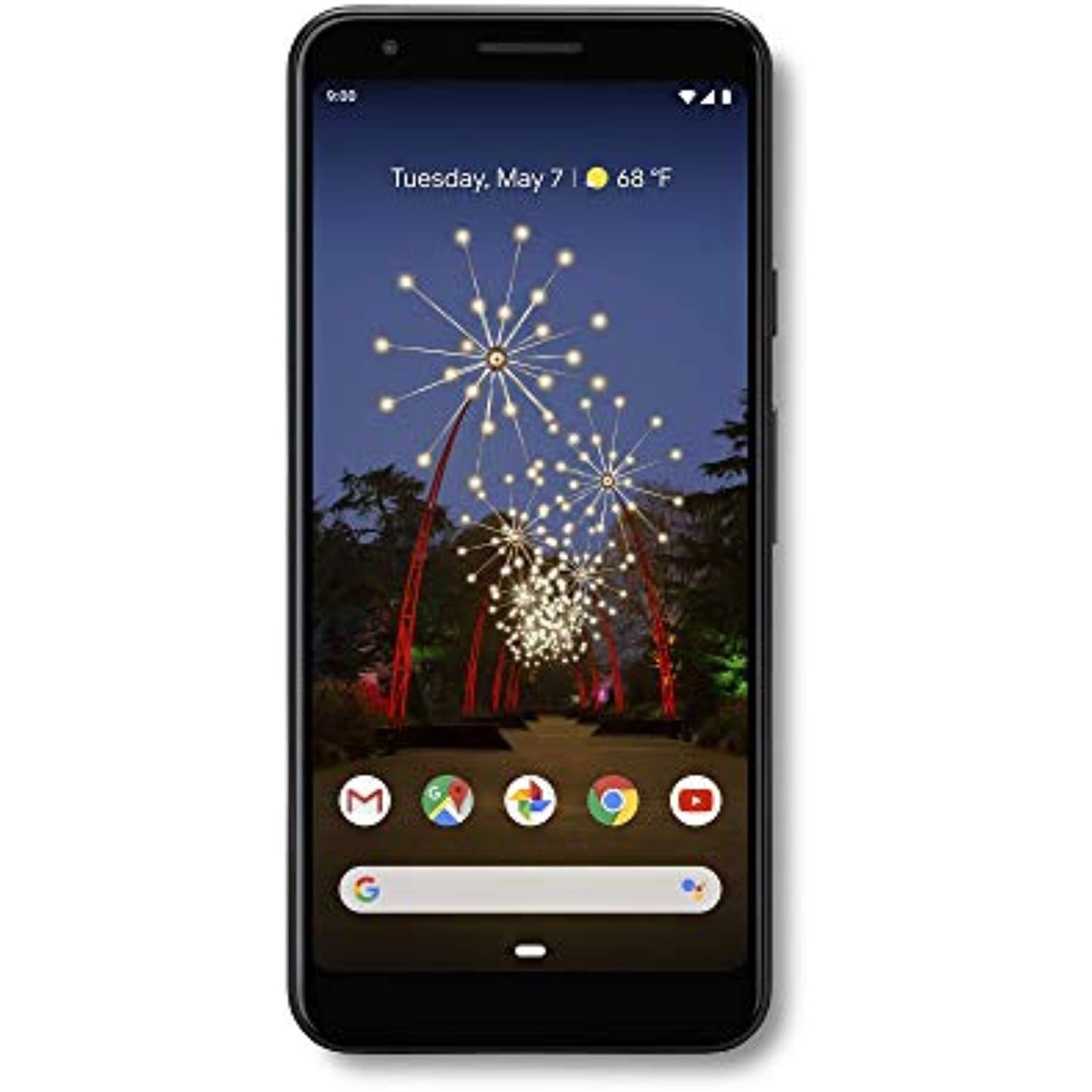Google – Pixel 3a 64GB Cell Phone (Unlocked) – Just Black 3-A