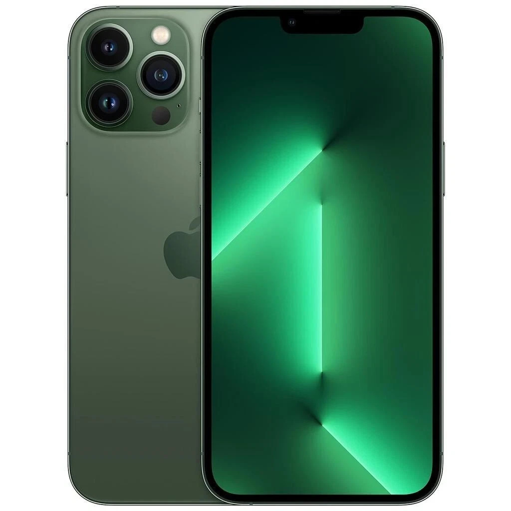 APPLE IPHONE 13 PRO MAX 5G T-MOBILE 128GB ALPINE GREEN EXCELLENT CONDITION