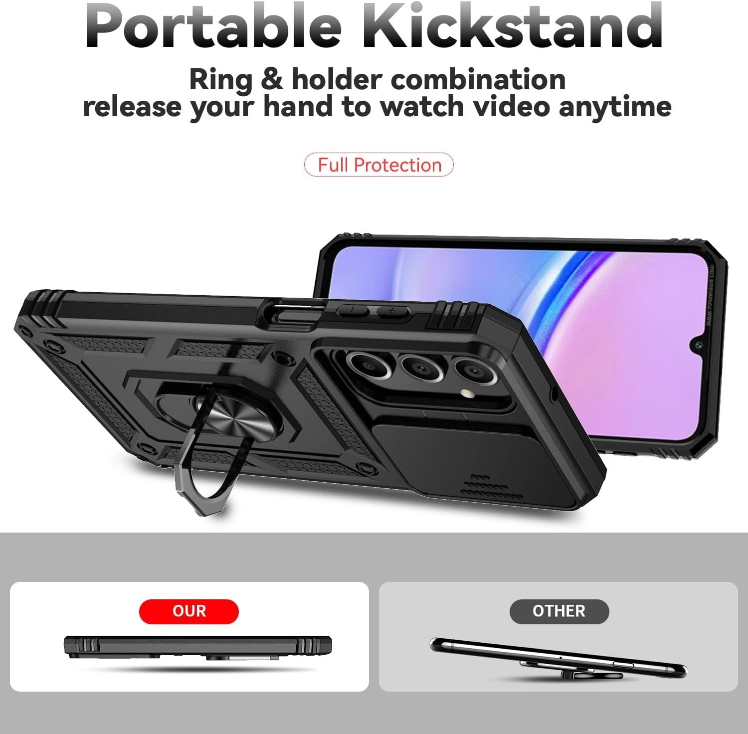 For Samsung Galaxy A16 5G Case Shockproof Protective Military Guard Phone Cover
