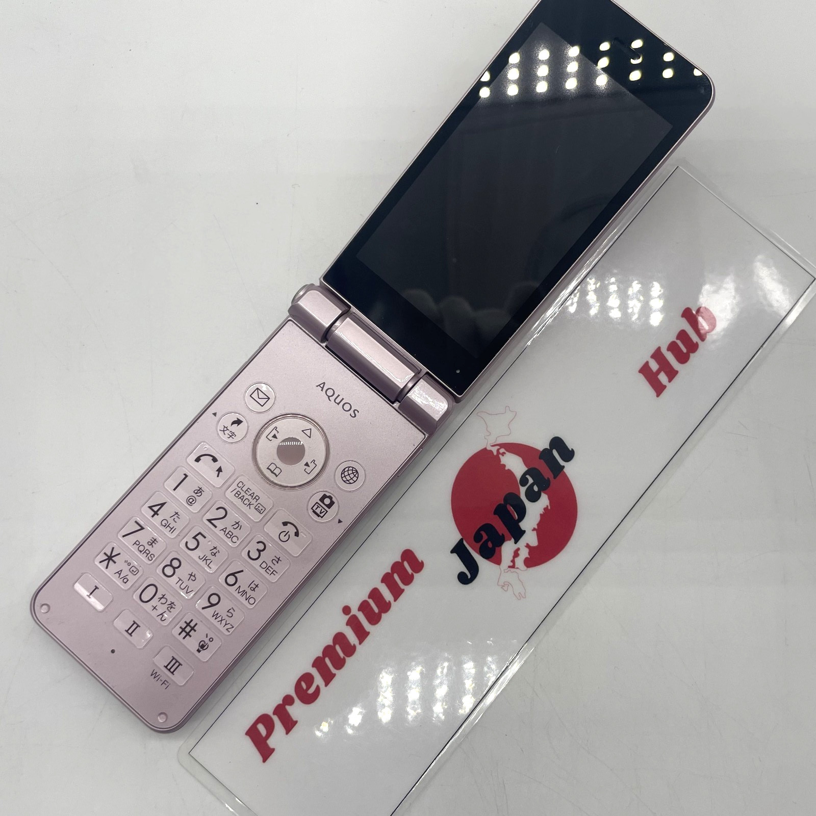 SoftBank AQUOS NP601SH Pink Flip Phone SIM-Free Excellent Japan