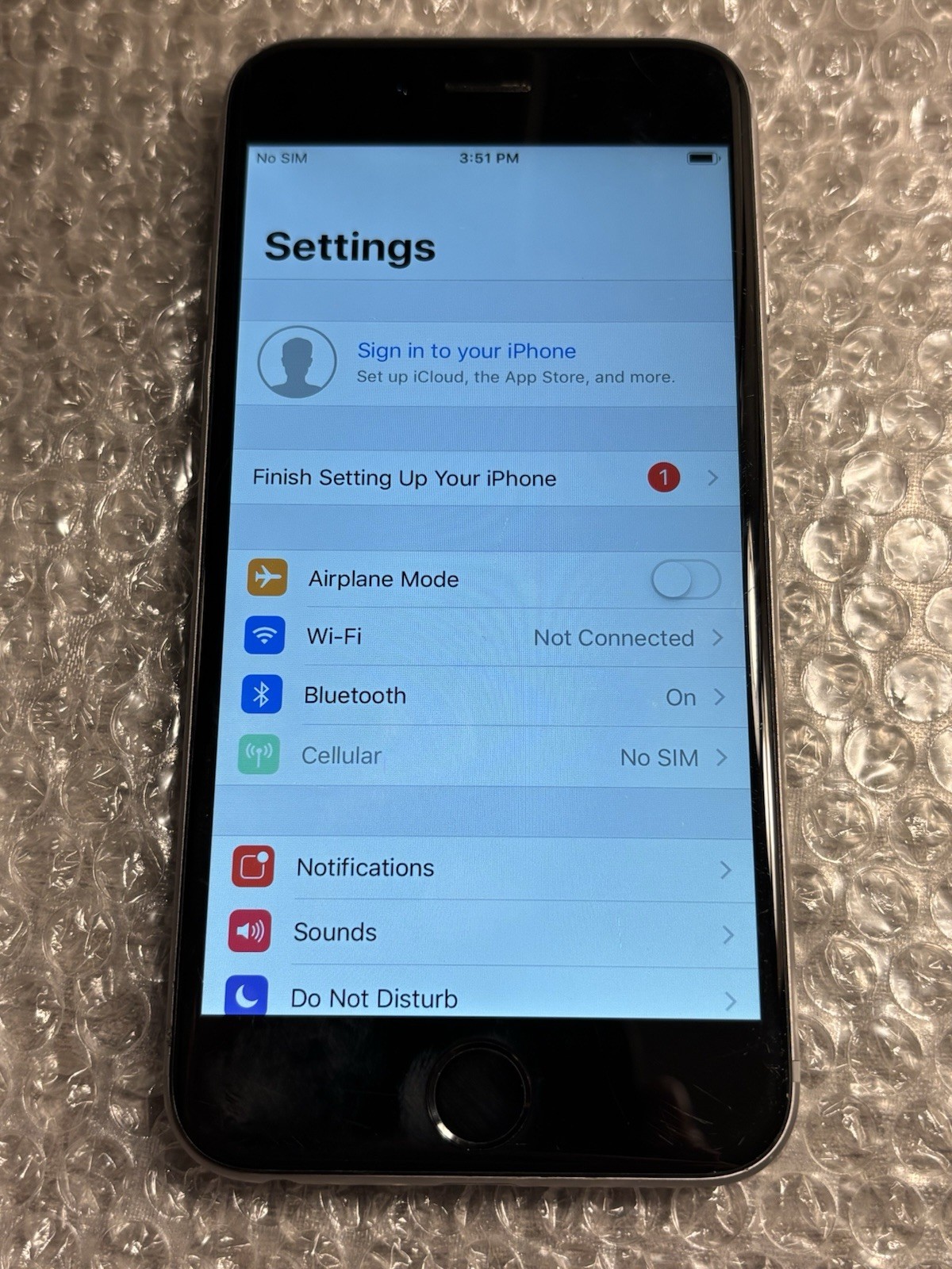 Apple iPhone 6 – 16GB – Space Gray (Unlocked) A1549 Good Condition READ DESC