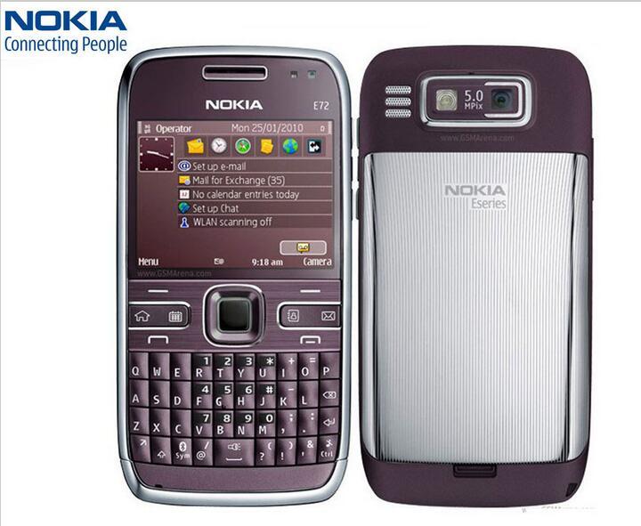 Original Nokia E72 3G network WIFI GPS Unlocked Camera 2.4 in Mobile Phone 5MP