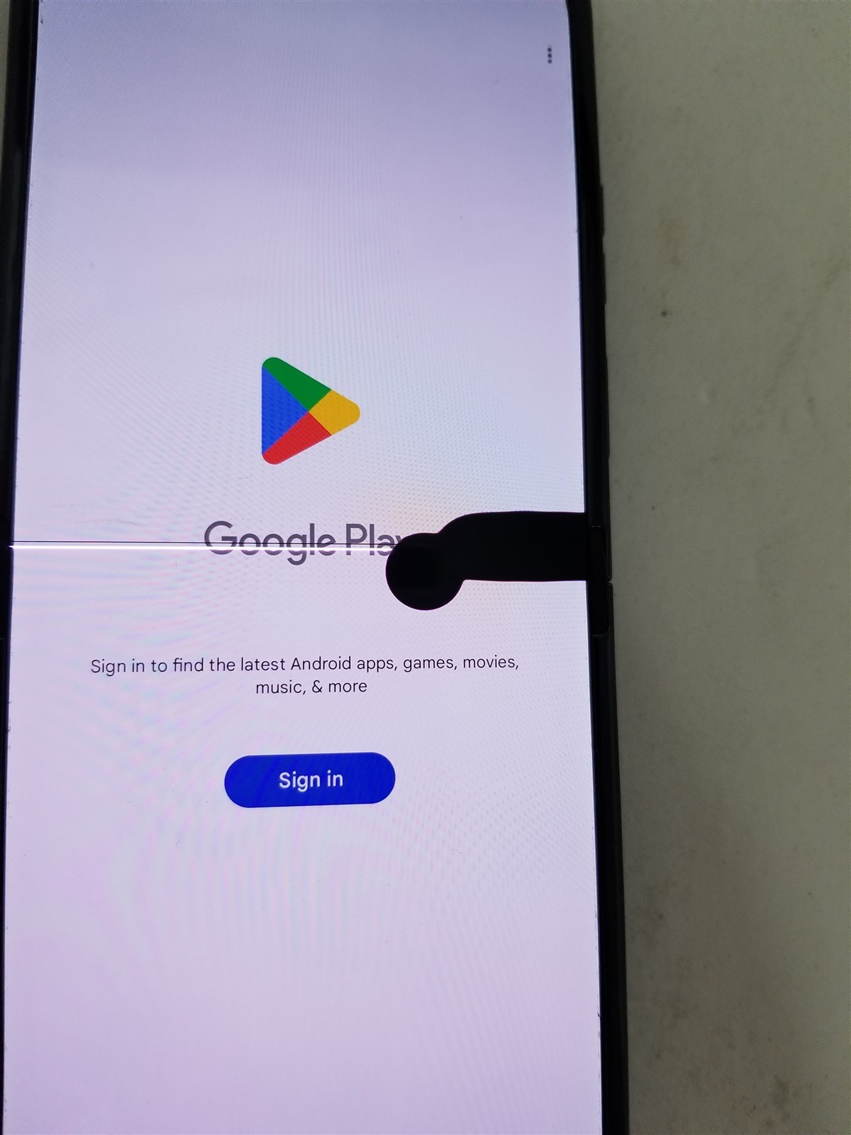 Motorola Razr 2025 256GB Blue XT2553-3 (Spectrum) Damaged zD2525