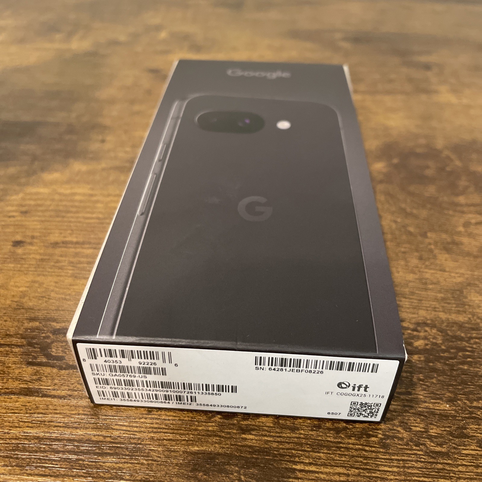 Factory Sealed Google Pixel 9a 128GB Obsidian Unlocked No GT read Description G5