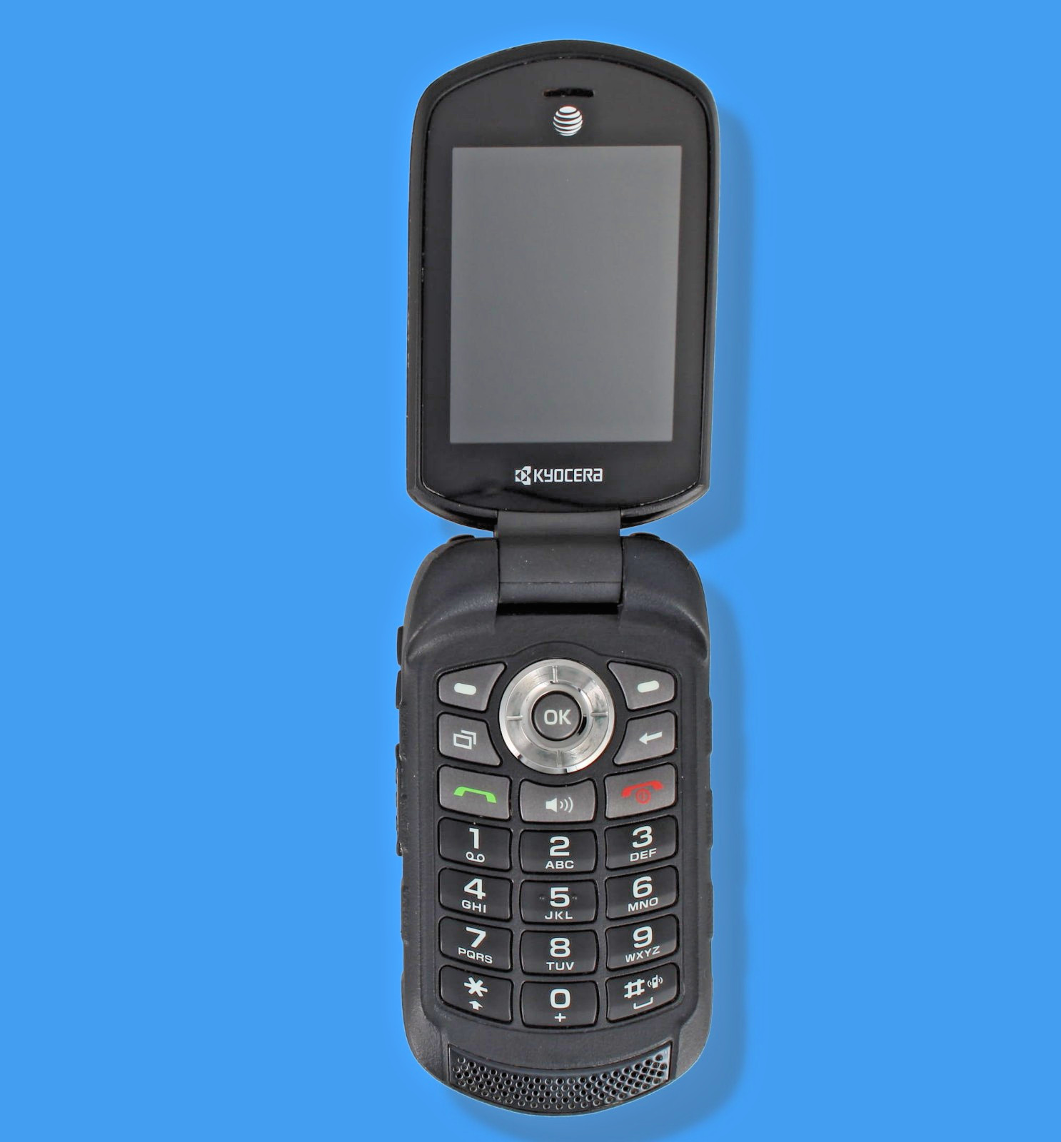 AT&T KYOCERA DURAXE E4710 RUGGED FLIP PHONE BLACK