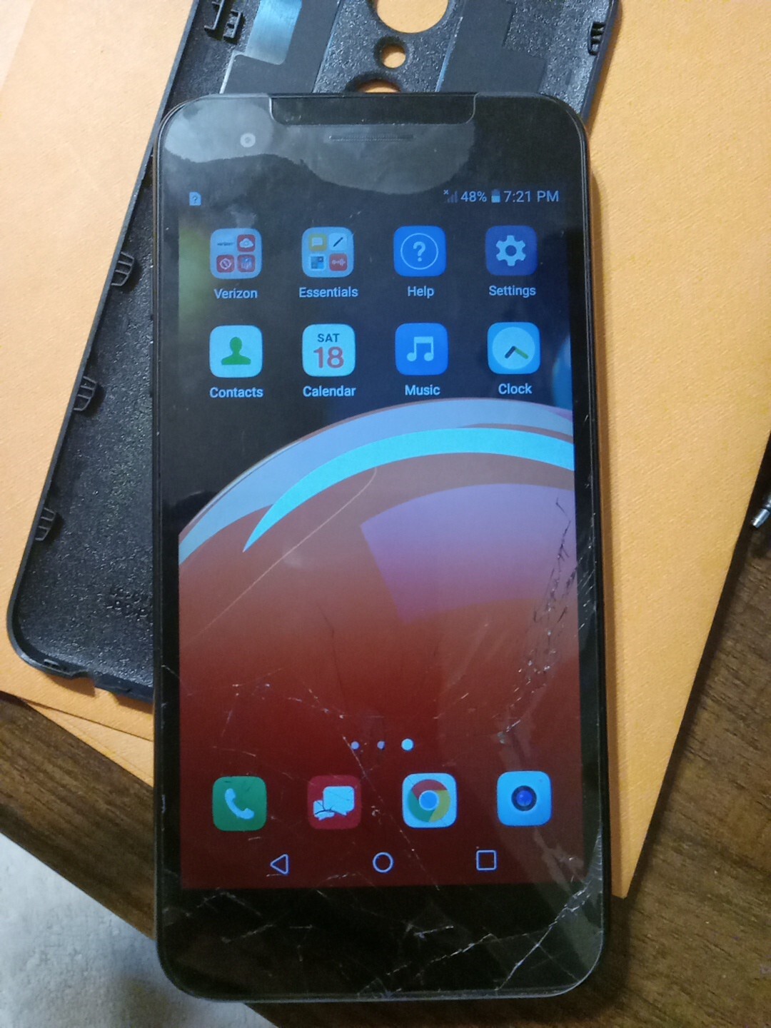 LG X210VPP Zone 4 16GB Verizon Wireless Smartphone – cracked screen