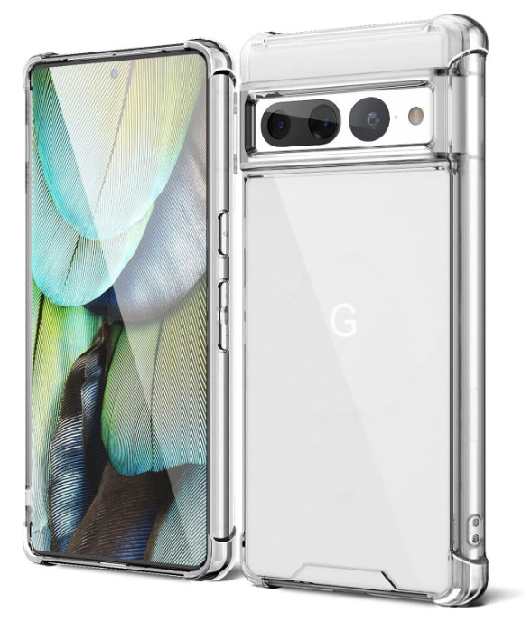 For Google Pixel 7 Pro Clear Case Premium Quality Transparent TPU Bumper Crystal