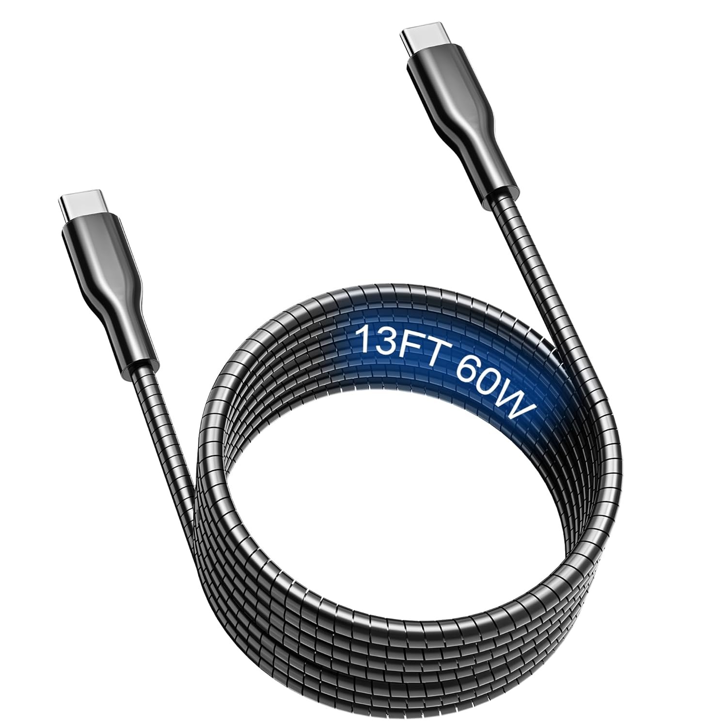 60W USB-C Fast Charger for iPhone 16/15, Galaxy S24, 13FT Cable