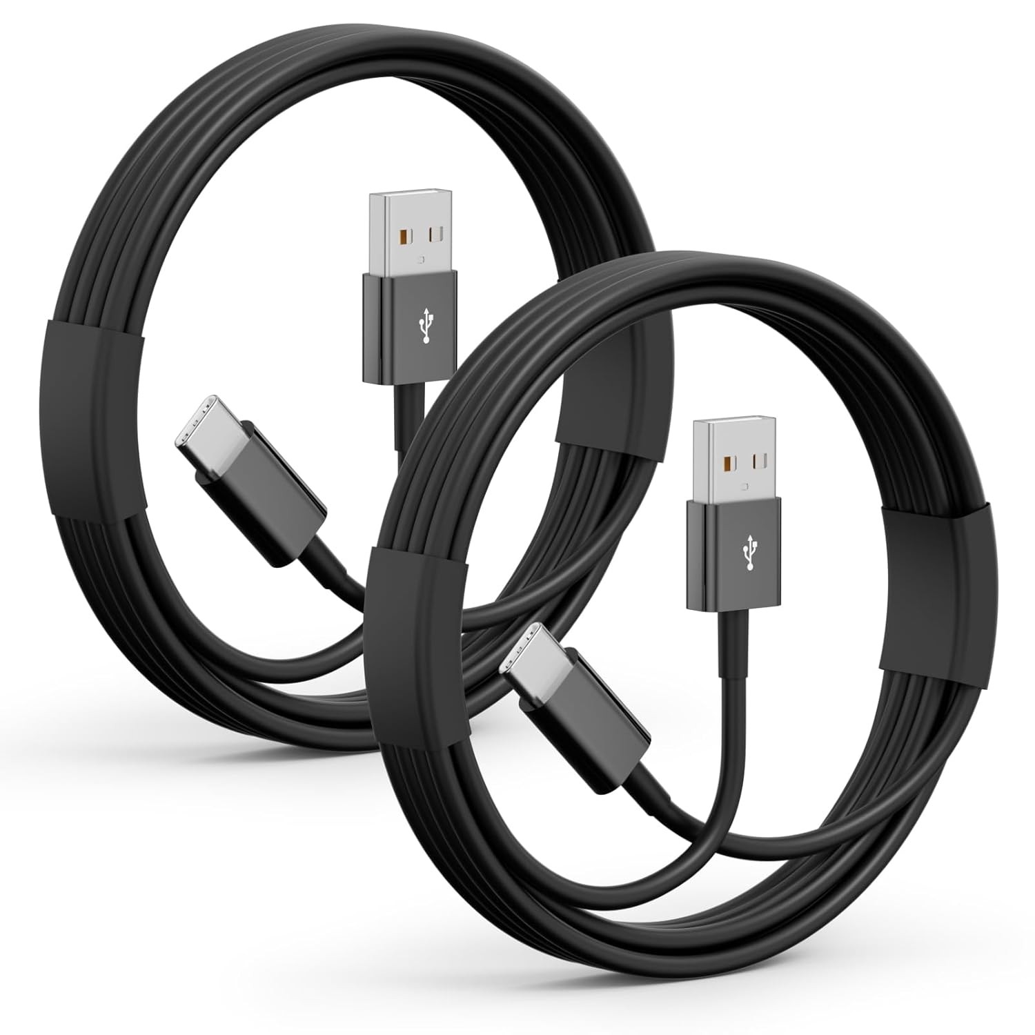 2Pack USB A to USB C Cable for iPhone 15/16/17 All Series, CarPlay – 3A Fast Cha