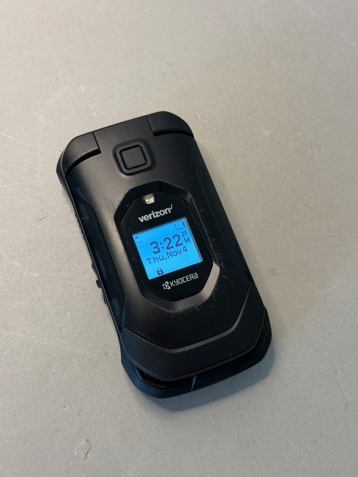 Fair Kyocera DuraXV Extreme E4810 16GB Black Verizon Unlocked Flip Phone