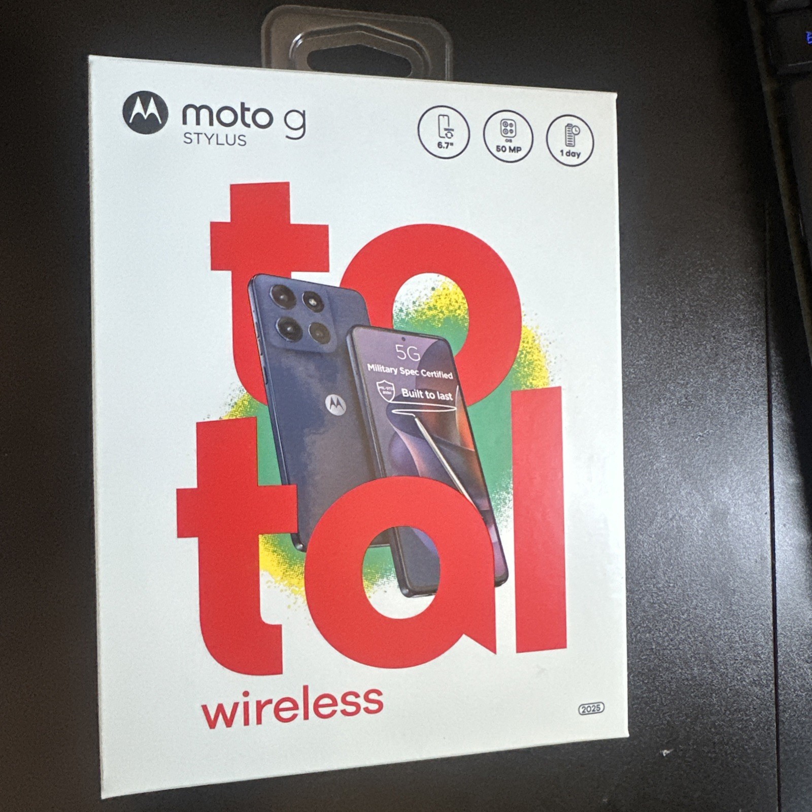 Total Wireless Moto G Stylus 2025 128GB Prepaid Smartphone / New in Sealed Box