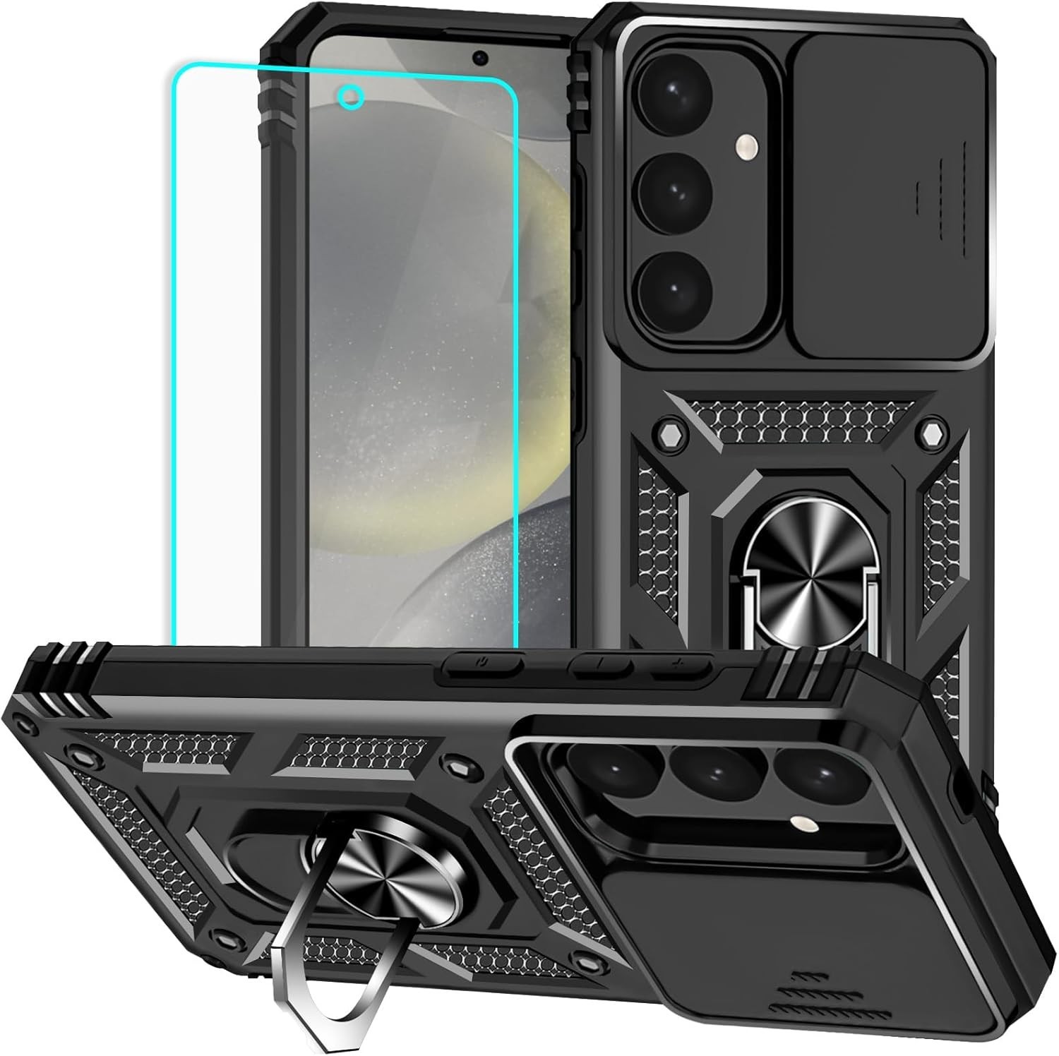 For Samsung Galaxy S25/S24 Case Shockproof Protective Military Guard Phone Cover