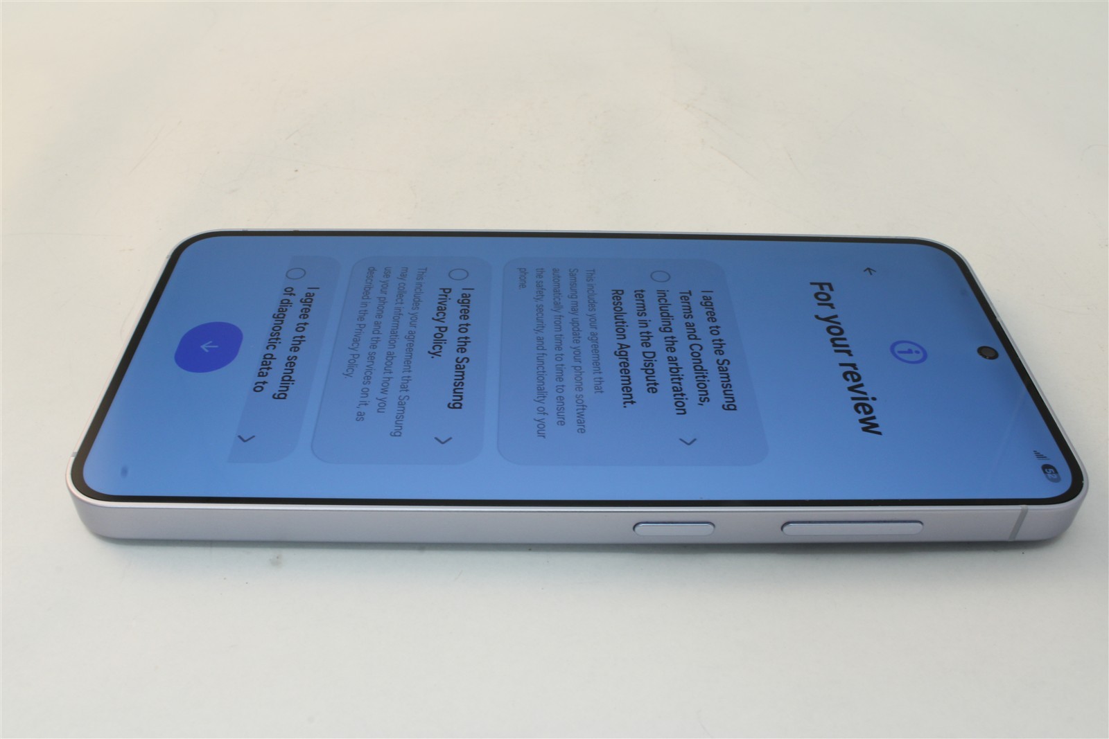 Samsung Galaxy S25 Icy Blue Unlocked AT&T T-Mobile Verizon w/ 100% batt! 7641890