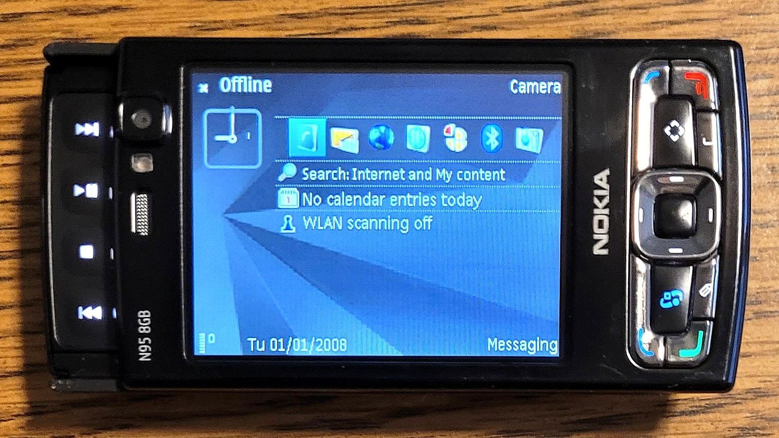 Nokia N95 – Black and Silver ( Unlocked ) Super Rare GSM Smartphone – Bundled