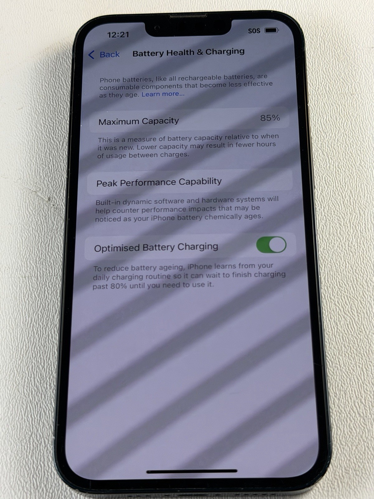 Apple iPhone 14 128GB Midnight MPUA3LL/A Fair Condition Unlocked/T-mobile