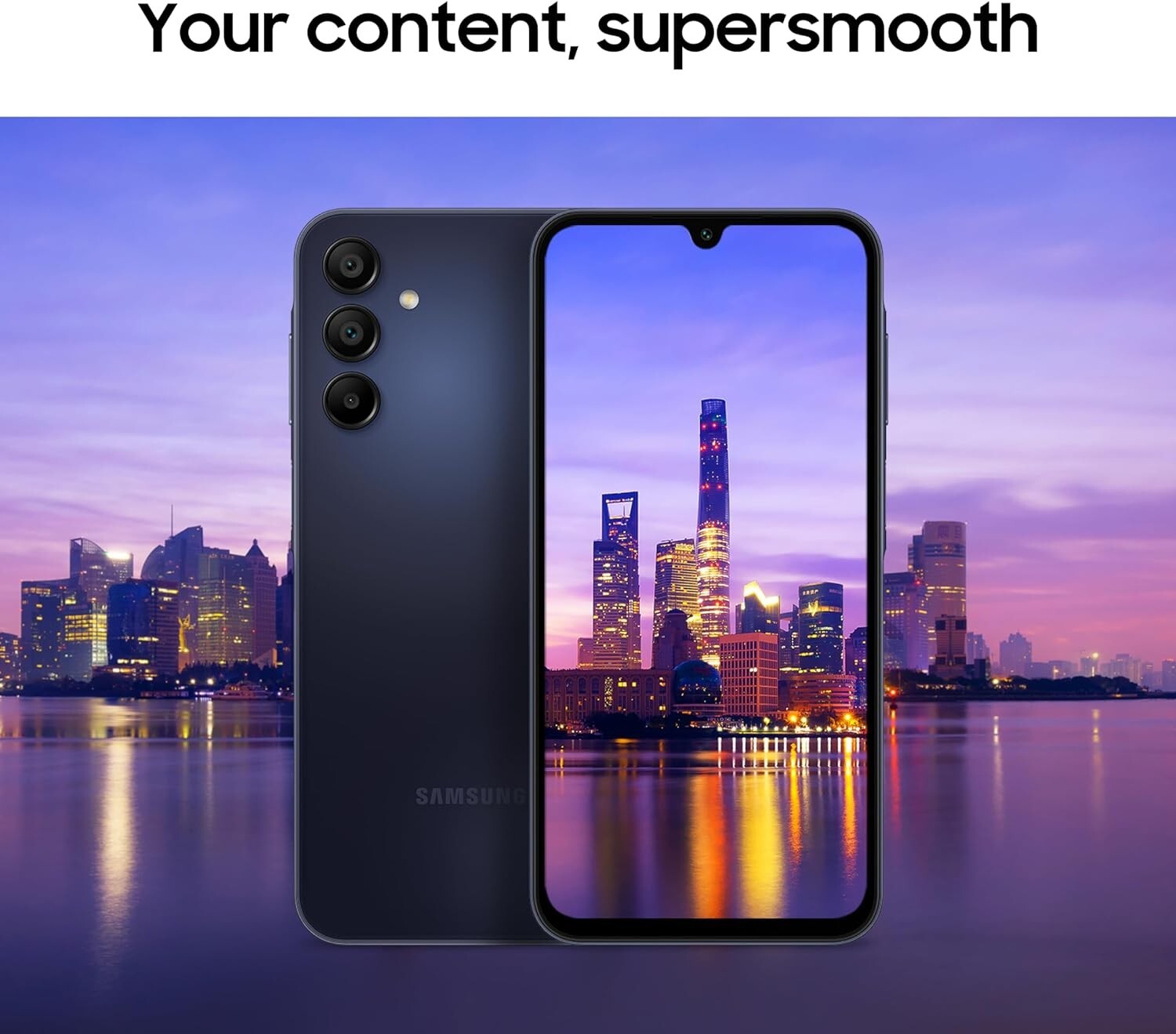 UNLOCKED – Samsung Galaxy A15 5G A Series SM-A156V 128GB Blue Black – OPEN BOX