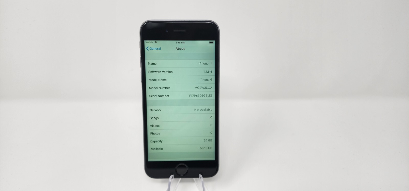 Apple iPhone 6 – 64GB – Space Gray (Unlocked) A1549 (CDMA + GSM)