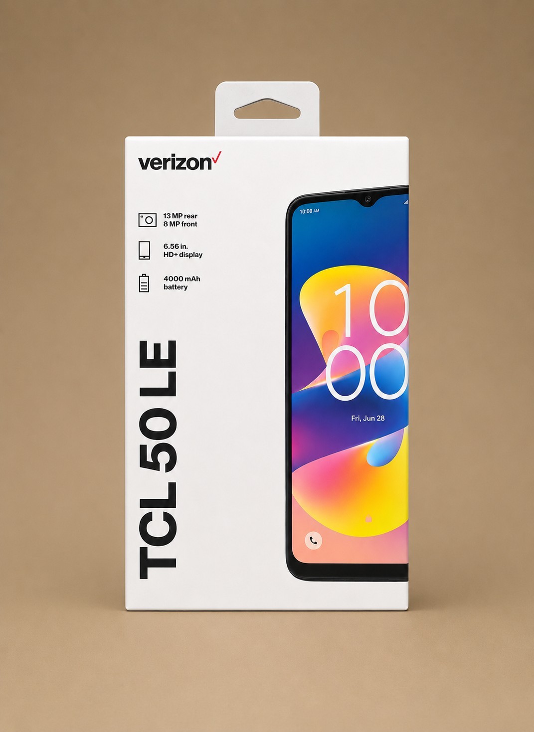 Verizon Prepaid Smartphone TCL 50 LE 64GB Dark Gray – New Sealed