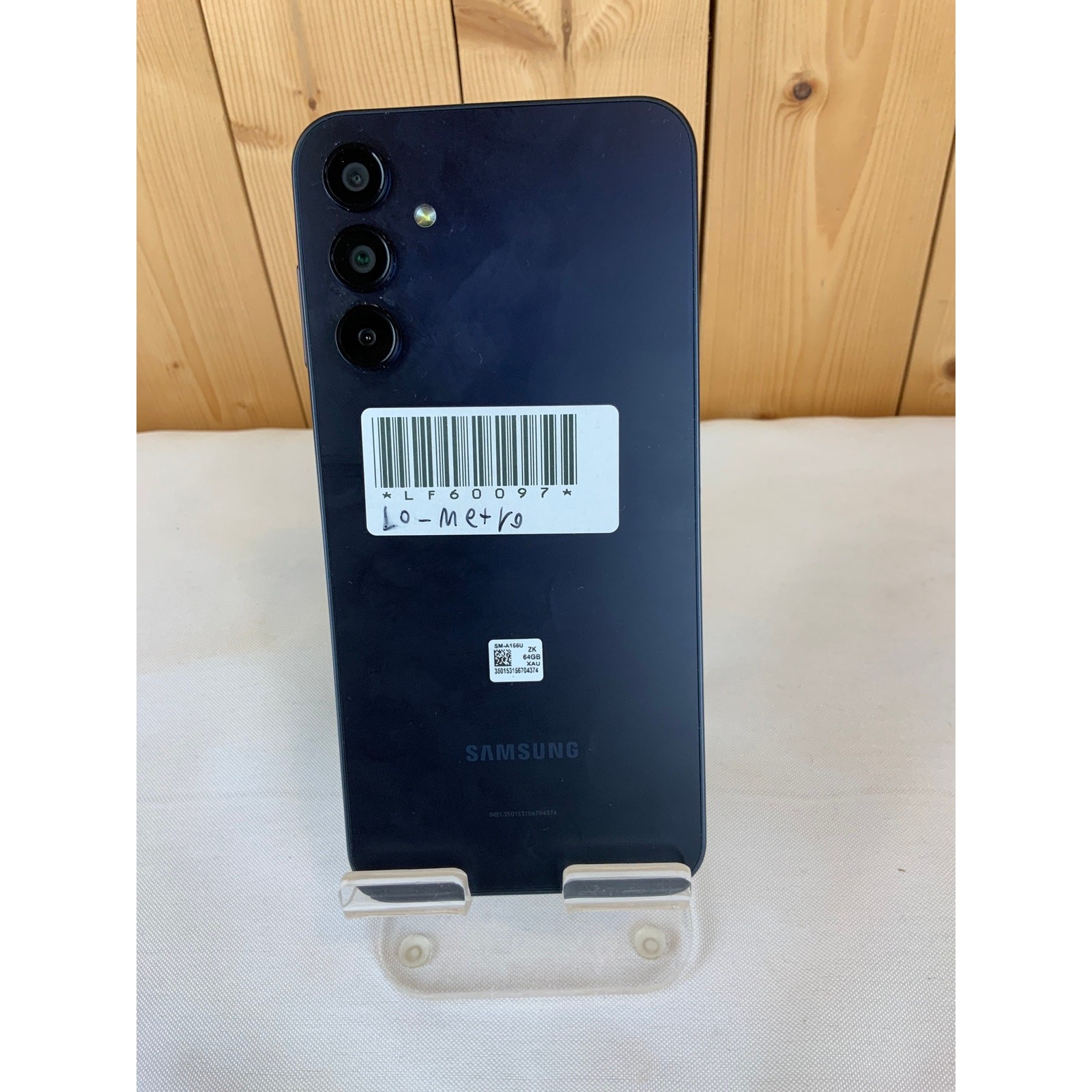 Samsung Galaxy A15 5G, SM-A156U, 64GB, Blue-Black, Locked To Metro By T-Mobile
