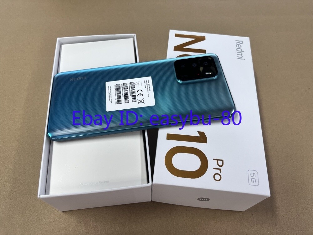 Xiaomi Redmi Note 10 Pro 5G-Dual SIM-64GB -Factory Unlocked-Octa-core-New Sealed