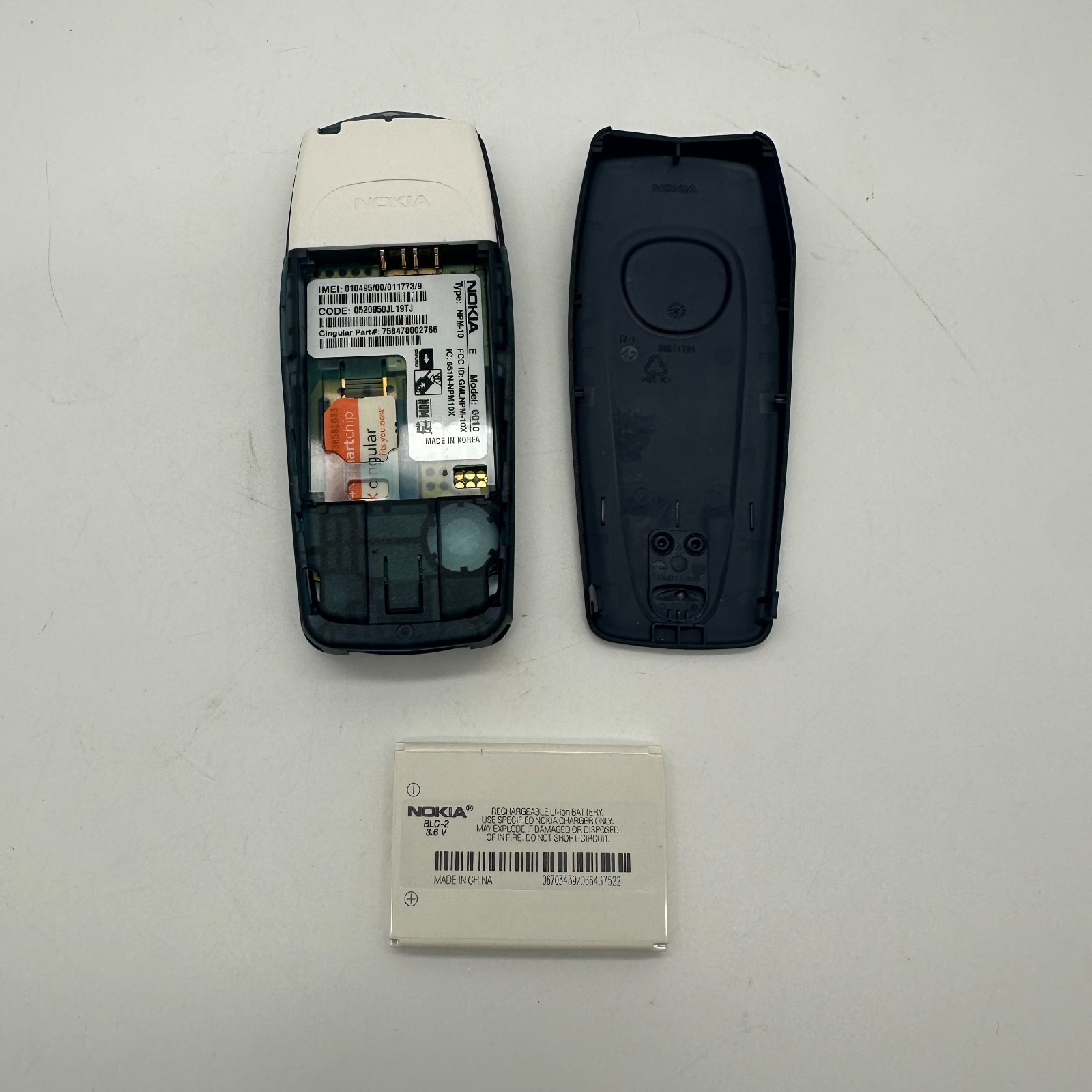 Nokia 6010 Very Rare For Collector 2 Chargers Box Manual Cingular Games Works
