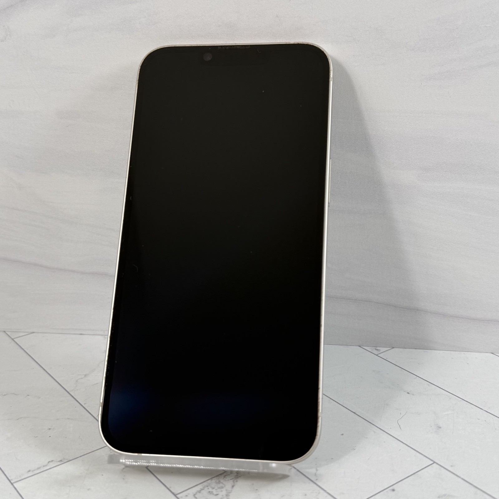 Apple iPhone 14 256GB White Unlocked Damaged LCD Screen & Cracked Back #H295