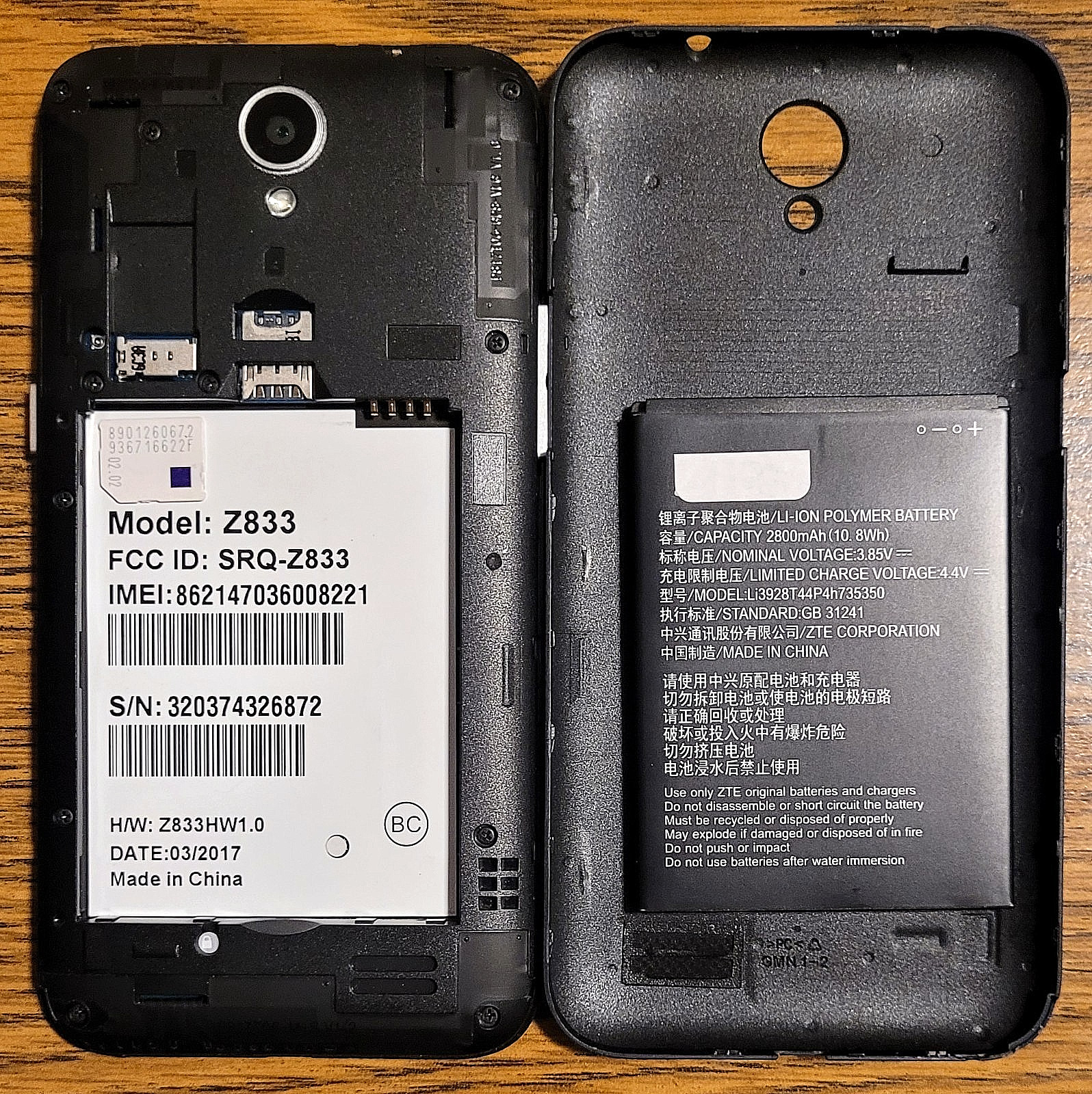 MetroPCS Avid Plus Z833 – Navy Blue and Black – 4G Android Smartphone – Bundled