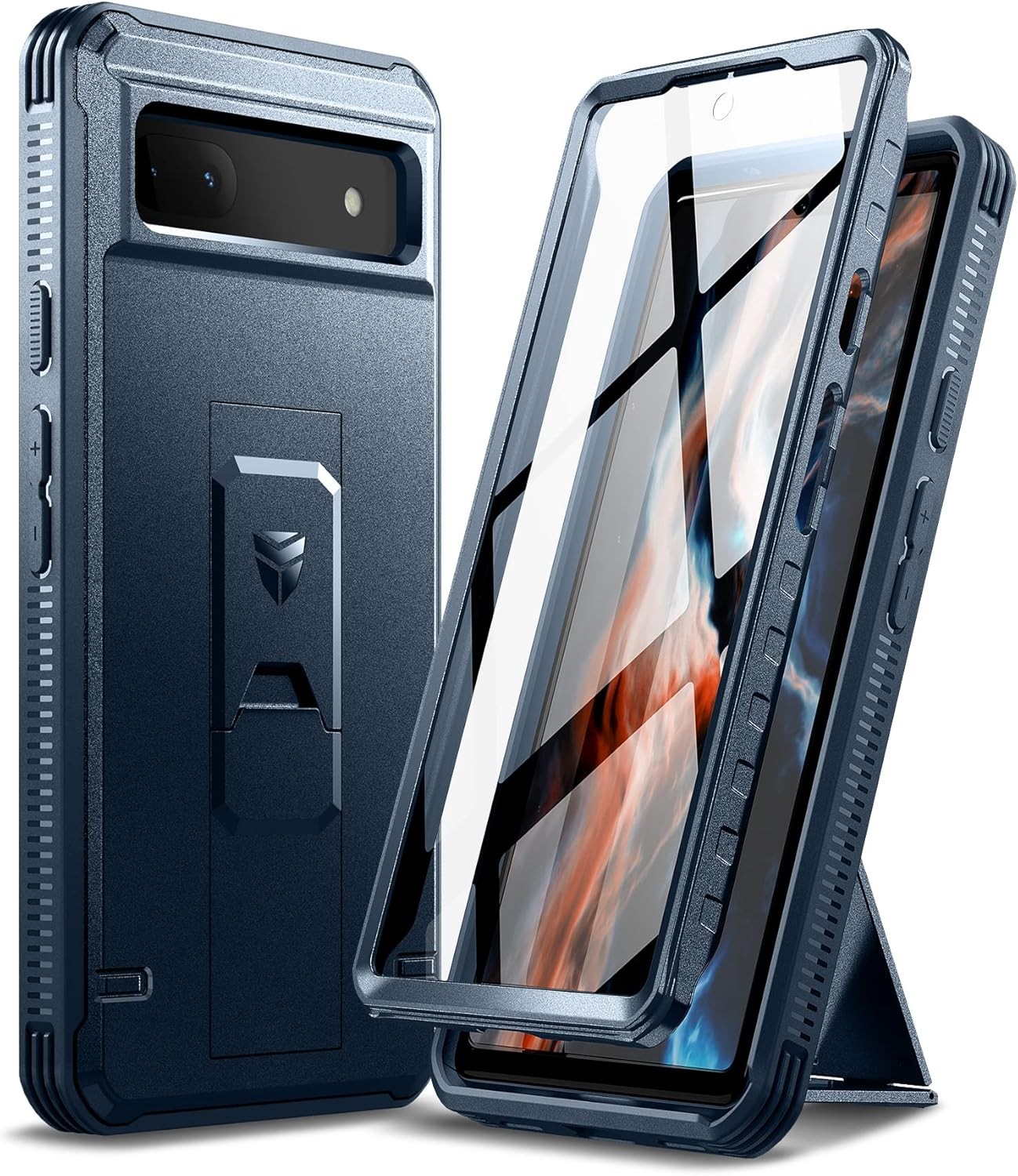 Full Body Case for Google Pixel 6A, Heavy Duty Military Grade Protection Cover