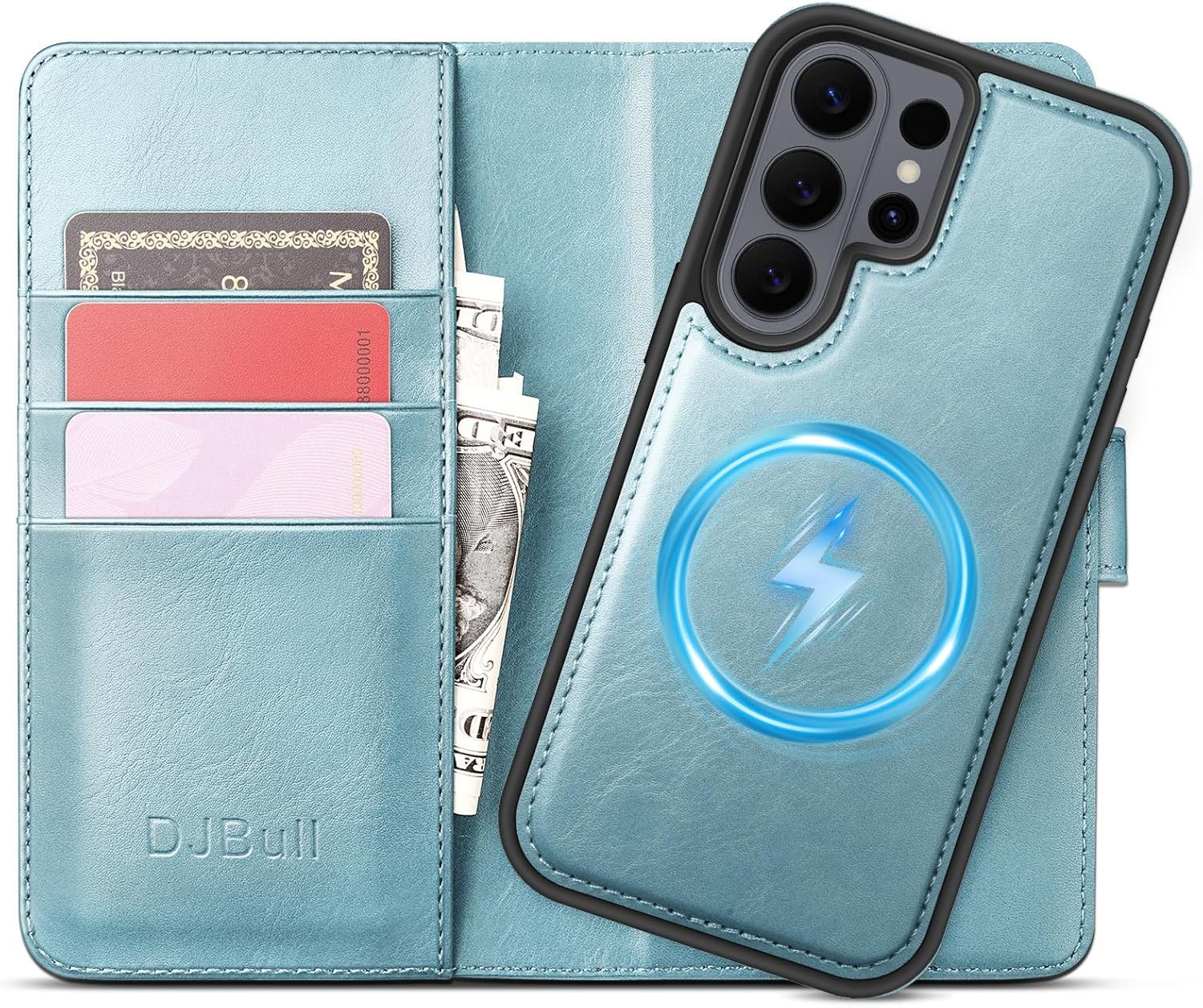 2-in-1 Detachable Wallet Case for Samsung Galaxy S26 Ultra RFID Blocking Flip Fo