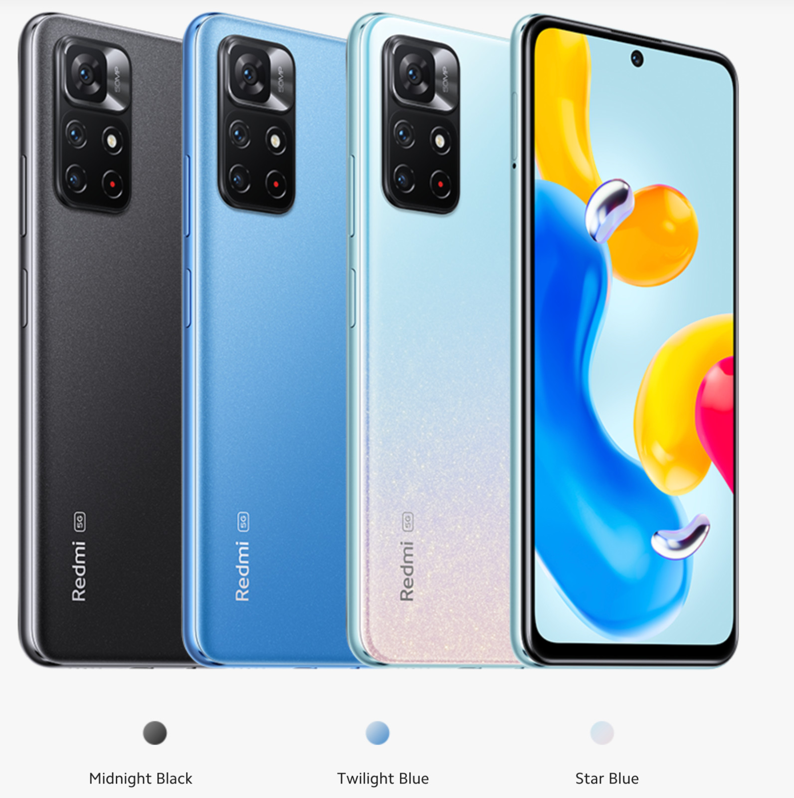 Xiaomi Redmi Note 11S 5G Midnight Black – 6GB RAM – 128GB ROM – Global Ver – NEW
