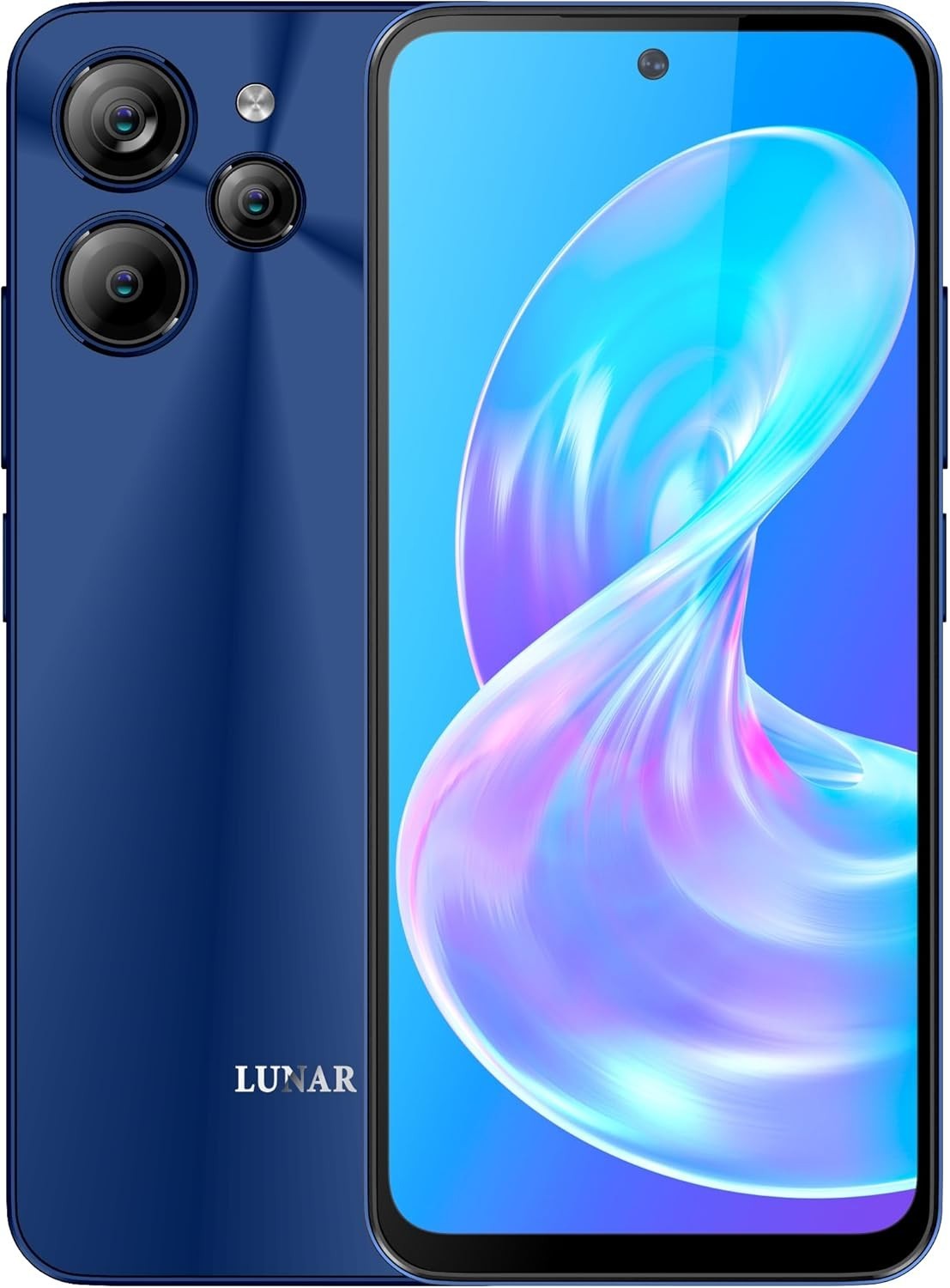 LUNAR Eclipse L1 5G Unlocked Smartphone 128GB 6.79″ FHD+ Android 14 Aura Blue